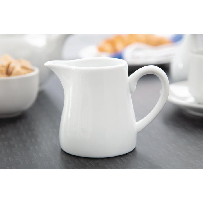Olympia Whiteware Cream and Milk Jugs 305ml (6 Pack) Olympia