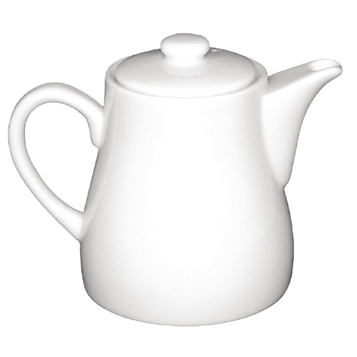 Olympia Whiteware Teapots 483ml (4 Pack) Olympia