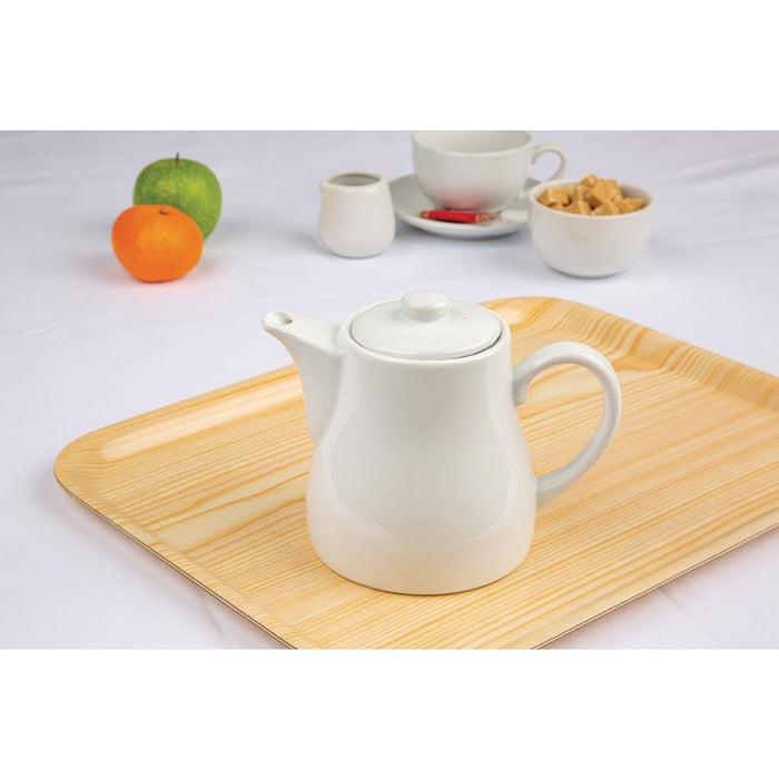 Olympia Whiteware Teapots 795ml (4 Pack) Olympia