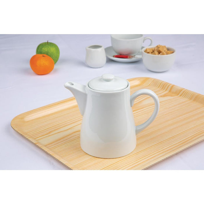 Olympia Whiteware Coffee Pots 710ml (4 Pack) Olympia