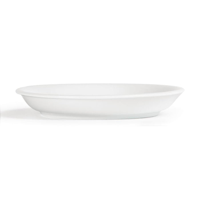 Olympia Whiteware Cappuccino Saucers 180mm (12 Pack) Olympia