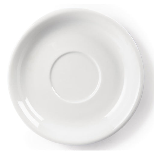 Olympia Whiteware Cappuccino Saucers 180mm (12 Pack) Olympia