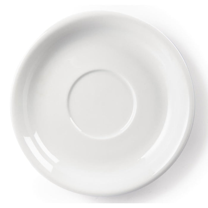 Olympia Whiteware Cappuccino Saucers 180mm (12 Pack) Olympia
