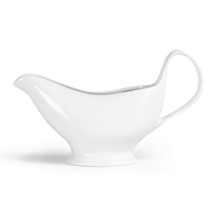 Olympia Whiteware Gravy Boats 340ml 12oz (6 Pack) Olympia