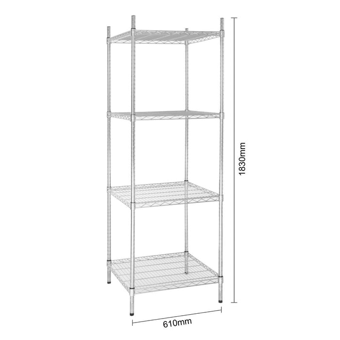 Vogue 4 Tier Wire Tower Unit 610x610mm Vogue