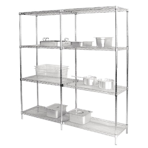 Vogue Chrome Wire Shelves 915x457mm (2 Pack) Vogue