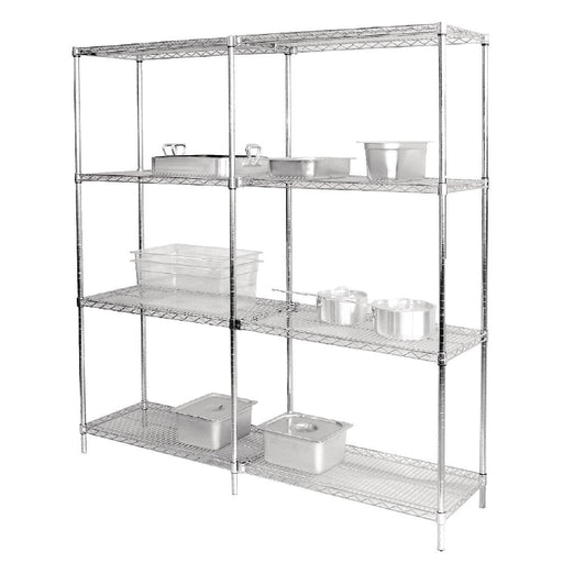 Vogue Chrome Wire Shelves 1525x610mm (2 Pack) Vogue