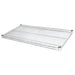 Size: 1525(W) x 610(D)mm. Material: Chrome. Shelf clips included