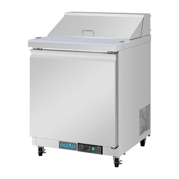 Polar U-Series Single Door Mega Top Prep Counter Fridge 154Ltr Polar