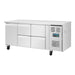 Polar U-Series Single Door and 4 Drawer Counter Fridge 358Ltr Polar