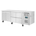 Polar U-Series Double Door and 4 Drawer Counter Fridge 476Ltr Polar