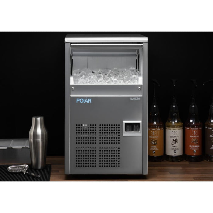 Polar U-Series Gourmet Cube Ice Maker 21kg Output Polar