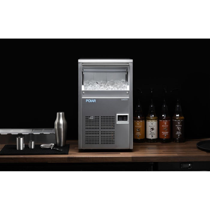 Polar U-Series Gourmet Cube Ice Maker 21kg Output Polar