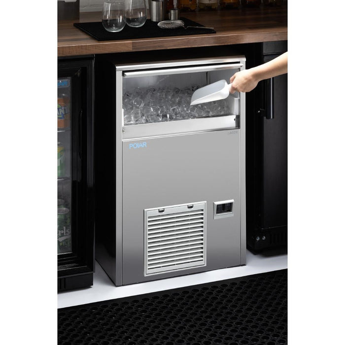 Polar U-Series Gourmet Cube Ice Maker 47kg Output Polar