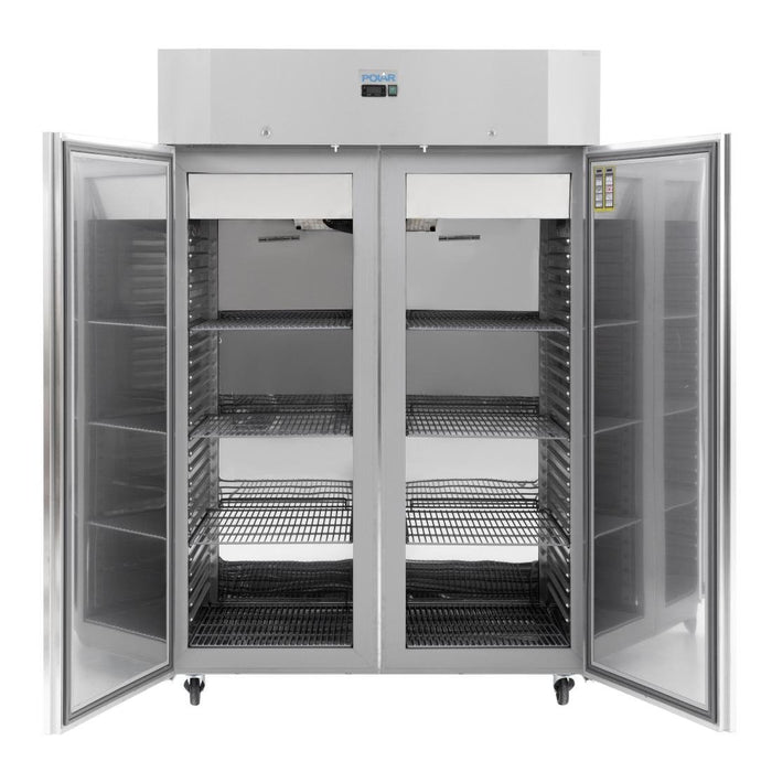 Polar U-Series Energy Efficient Double Door Upright Freezer 1400Ltr Polar