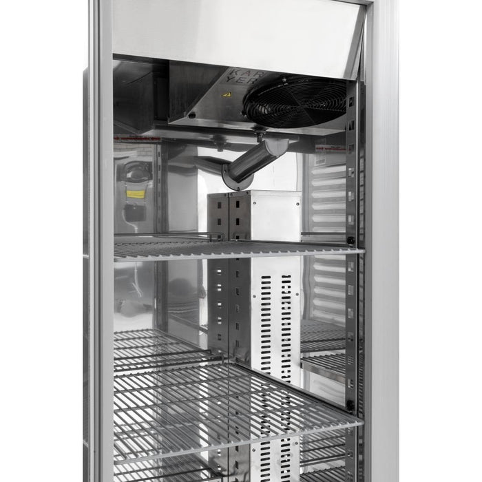 Polar U-Series Energy Efficient Double Glass Door Upright Storage/Display Freezer Polar