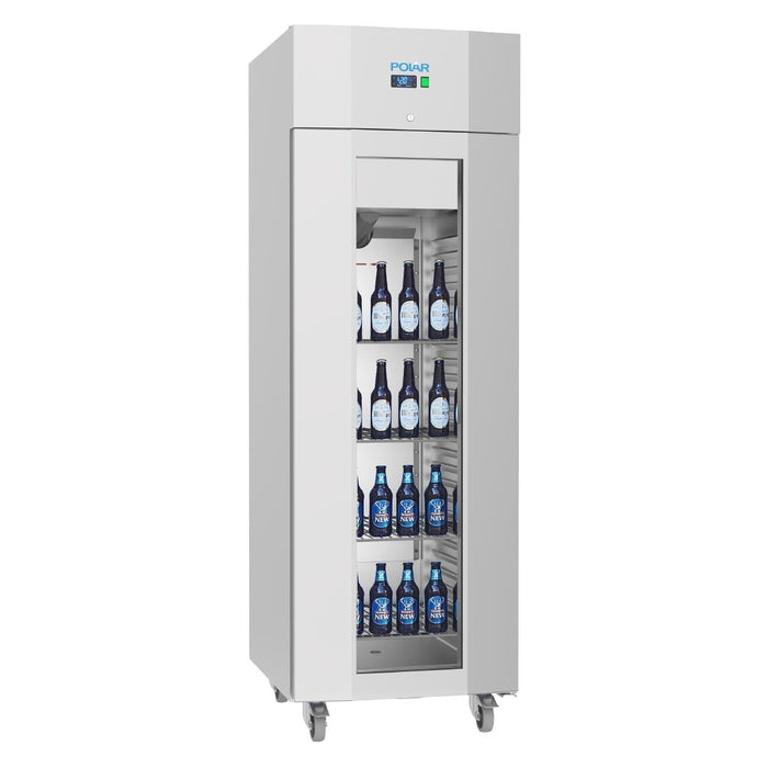 Polar U-Series Energy Efficient Glass Door Upright Storage/Display Fridge Polar