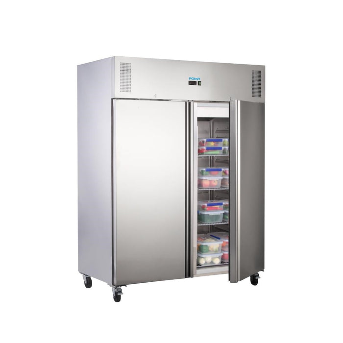 Polar U-Series Double Door Upright Fridge 1300Ltr Polar