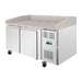 Polar U-Series Double Door Pizza Counter with Granite Top 428Ltr Polar