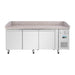 Polar U-Series Bakery Counter Fridge with Granite Top 634Ltr Polar