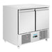 Polar U-Series Ventilated 2 Door Counter Fridge Polar