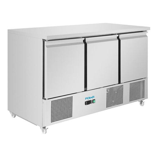 Polar U-Series Ventilated 3 Door Counter Fridge Polar