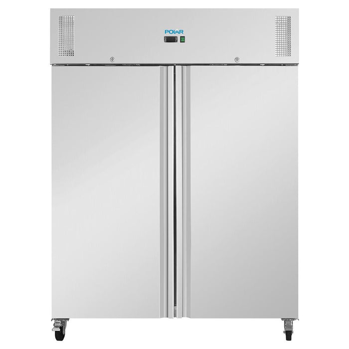 Polar U-Series Upright Double Door Fridge OR Freezer 1300Ltr Polar
