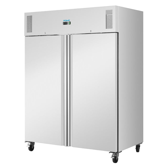 Polar U-Series Upright Double Door Fridge OR Freezer 1300Ltr Polar