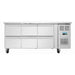 Polar U-Series Six Drawer Gastronorm Counter Fridge Polar