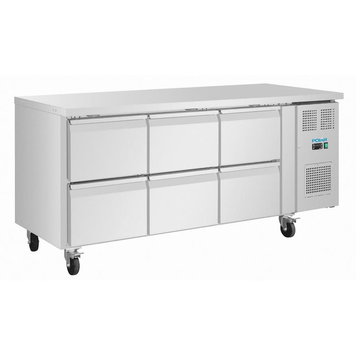 300W. Net capacity: 158Ltr. 6 drawers