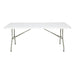 Bolero Rectangular Folding Table 6ft White Bolero