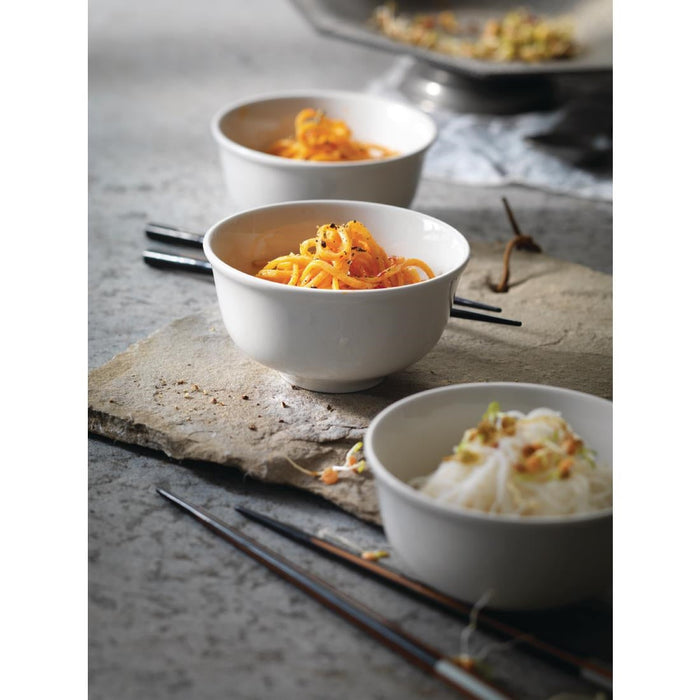 Steelite Simplicity White Sugar Bowls 227ml (12 Pack) Steelite
