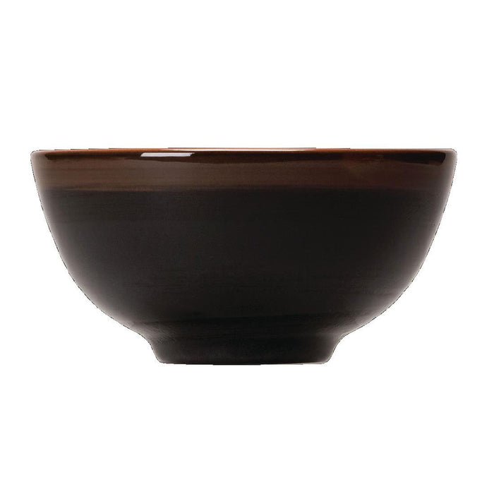 127(Ø)mm/ 5". Iron Red Glaze. Pack quantity: 12.