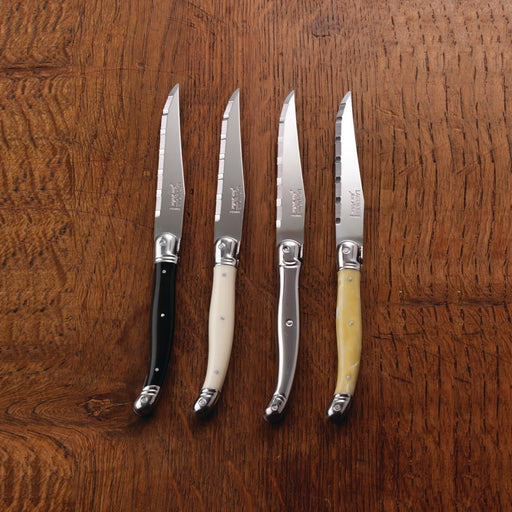 Laguiole Serrated Steak Knife Stainless Steel Handle (6 Pack) Laguiole