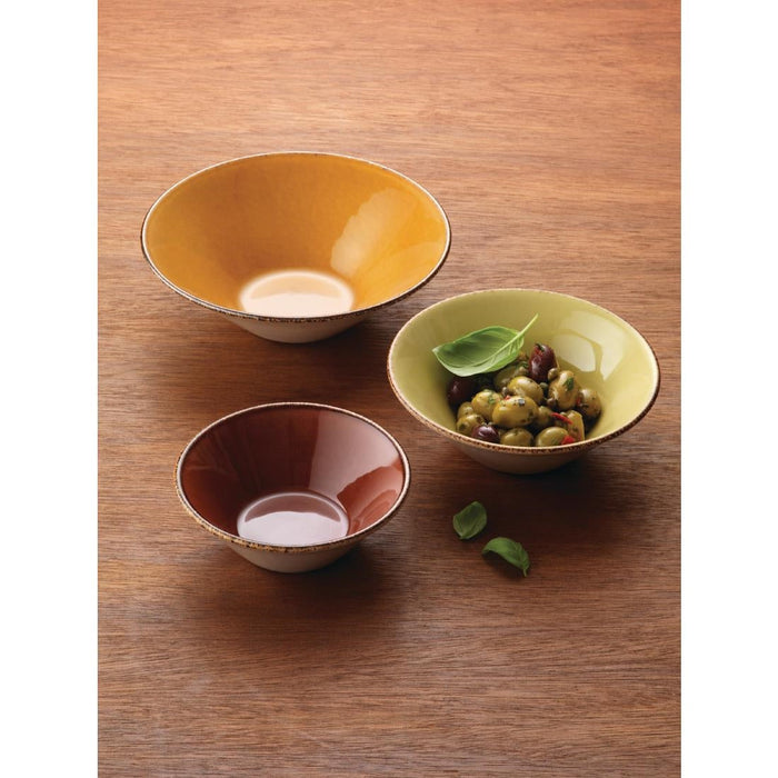 Steelite Terramesa Olive Essence Bowls 165mm (24 Pack) Steelite