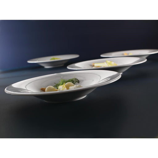 Steelite Monaco White Nouveau Bowls 230mm (24 Pack) Steelite
