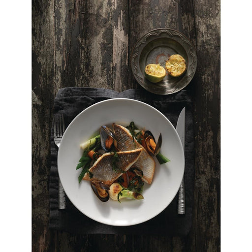 Steelite Monaco White Nouveau Bowls 300mm (6 Pack) Steelite