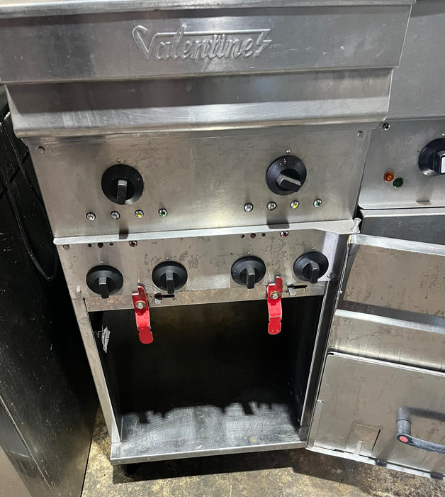 VALENTINE TWIN TANK & BASKET 3 PHASE ELECTRIC FRYER-Refurbished Canmac Refurbished