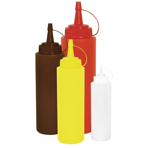 Vogue Red Squeeze Sauce Bottle 12oz Vogue