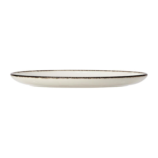 Steelite Charcoal Dapple Oval Coupe Plates 202mm (24 Pack) Steelite