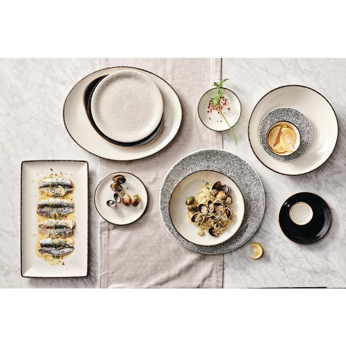 Steelite Charcoal Dapple Coupe Plates 152mm (36 Pack) Steelite