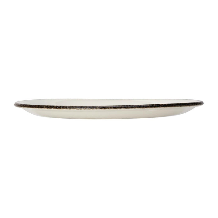 Steelite Charcoal Dapple Coupe Plates 230mm (24 Pack) Steelite