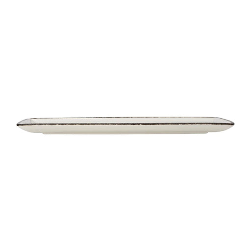 Steelite Charcoal Dapple Rectangle Three Plates 330 x 190mm (6 Pack) Steelite