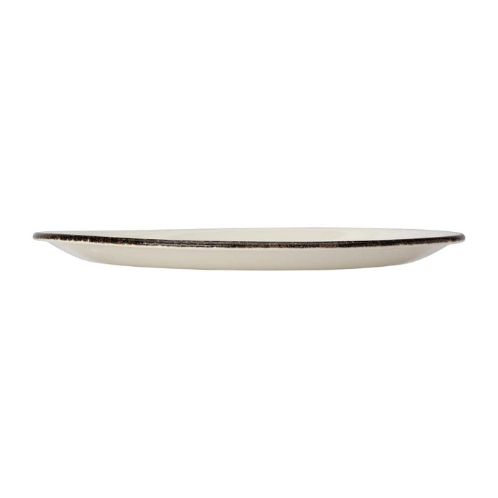 Steelite Charcoal Dapple Coupe Plates 300mm (12 Pack) Steelite