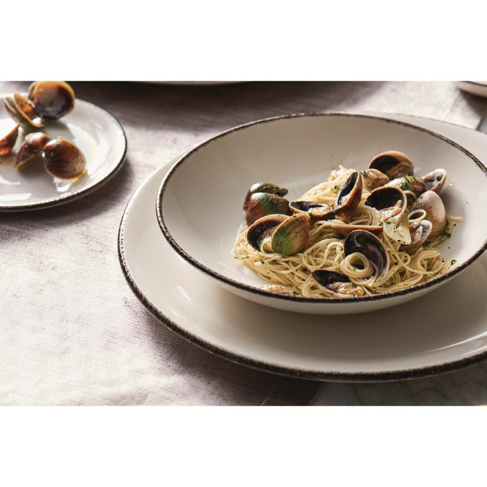 Steelite Charcoal Dapple Coupe Plates 300mm (12 Pack) Steelite