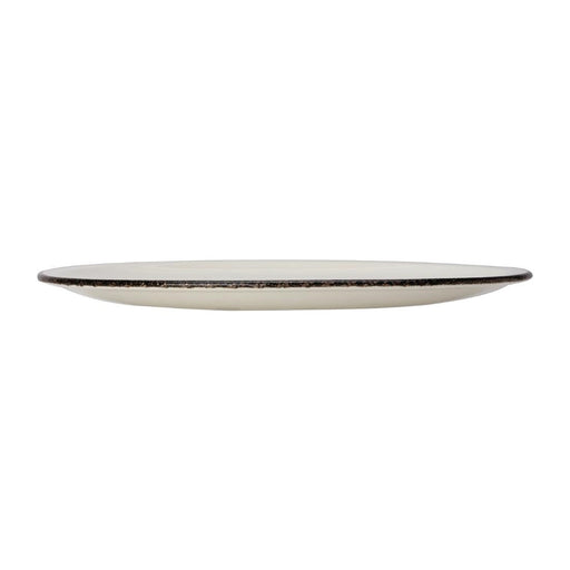 Steelite Charcoal Dapple Pizza Plates 315mm (6 Pack) Steelite