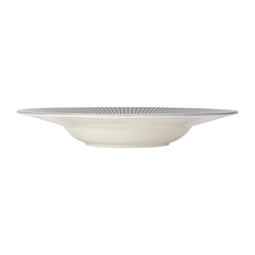 Steelite Willow Mist Gourmet Deep Rimmed Bowls Grey 285mm (6 Pack) Steelite