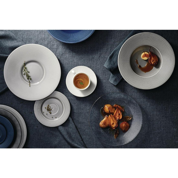 Steelite Willow Azure Accent Gourmet Plates Blue 185mm (12 Pack) Steelite