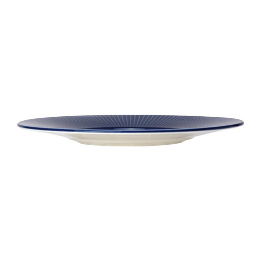 Steelite Willow Azure Gourmet Plates Medium Well Blue 285mm (6 Pack) Steelite