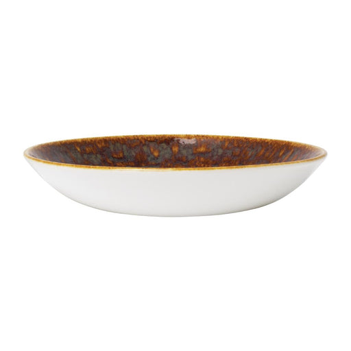 Steelite Vesuvius Coupe Bowls Amber 290mm (12 Pack) Steelite